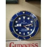 Rolex Oyster Perpetual Date Clock.