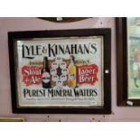 Lyle & Kinahan's - Pure Mineral Waters framed advertising print