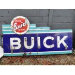 Enamel Buick Valve in Head advertising sign
