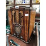 1930s mahogany Pilot radio.