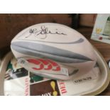 Rugby ball signed by Joe Schmidt.