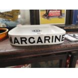 Rare 19th. C. ceramic Margarine display dish