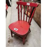 1950's Painted child's chair