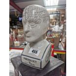 Ceramic Phrenology head