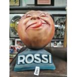 Rossi advertising figure head.