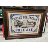 Framed print Castle Bellingham Pale Ale.