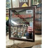 Player's Batchelor advertising mirror.