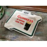 Guinness Is Good For You Arklow Pottery advertising ashtray { 11cm H X 15cm Dia }