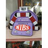 Rare Ogden's Nibs cardboard advertising counter stand