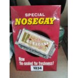 Special Nosegay celluloid advertising showcard