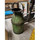 Five gallon tin plate oil measure