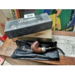 Petersons pipe in original Peterson's advertising box.