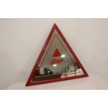 Triangular Bass advertising mirror