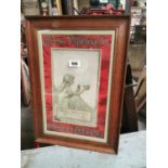 Crosse& Blackwell's Calf Foot Jelly framed advertising showcard