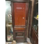 Early 20th. C. mahogany shop door