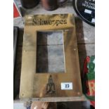 Schweppes Brass menu holder