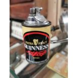 Vintage Guinness Extra Stout advertising cigarette lighter