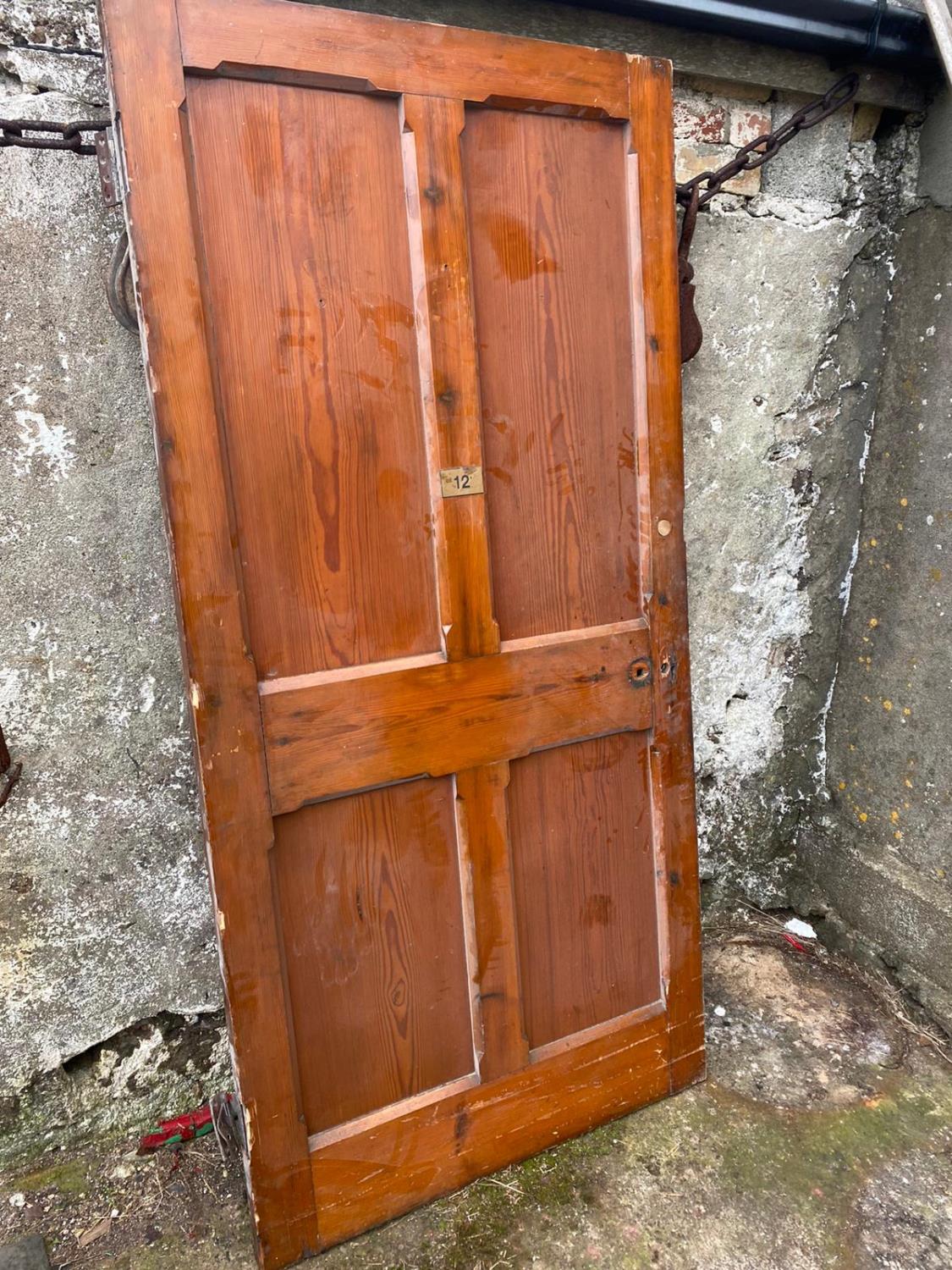 Pitch pine door