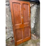 Pitch pine door