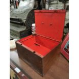 19th. C. cast iron cash box