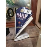 Harp Lager Perspex counter light.
