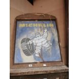 Michelin Tyres tinplate advertising sign