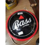 Bass Perspex light up advertising sign