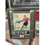 Wills STAR framed showcard.