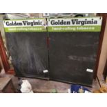 Golden Virginia advertising Chalk board.