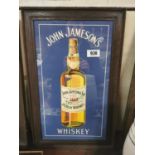 John Jameson Dublin Whiskey framed advertising print