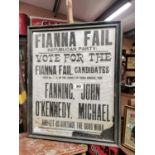 Fianna Fail election poster.