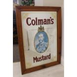 Colman's Mustard advertising mirror