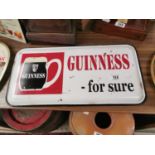 Tin plate Guinness for Sure Advertisement.