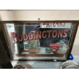 Boddingtons' Beer Strangeways Brewery Manchester advertising mirror