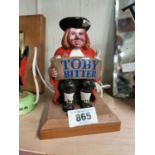 Toby Bitter ceramic advertising figure