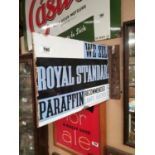 Royal Standard double sided advertising sign