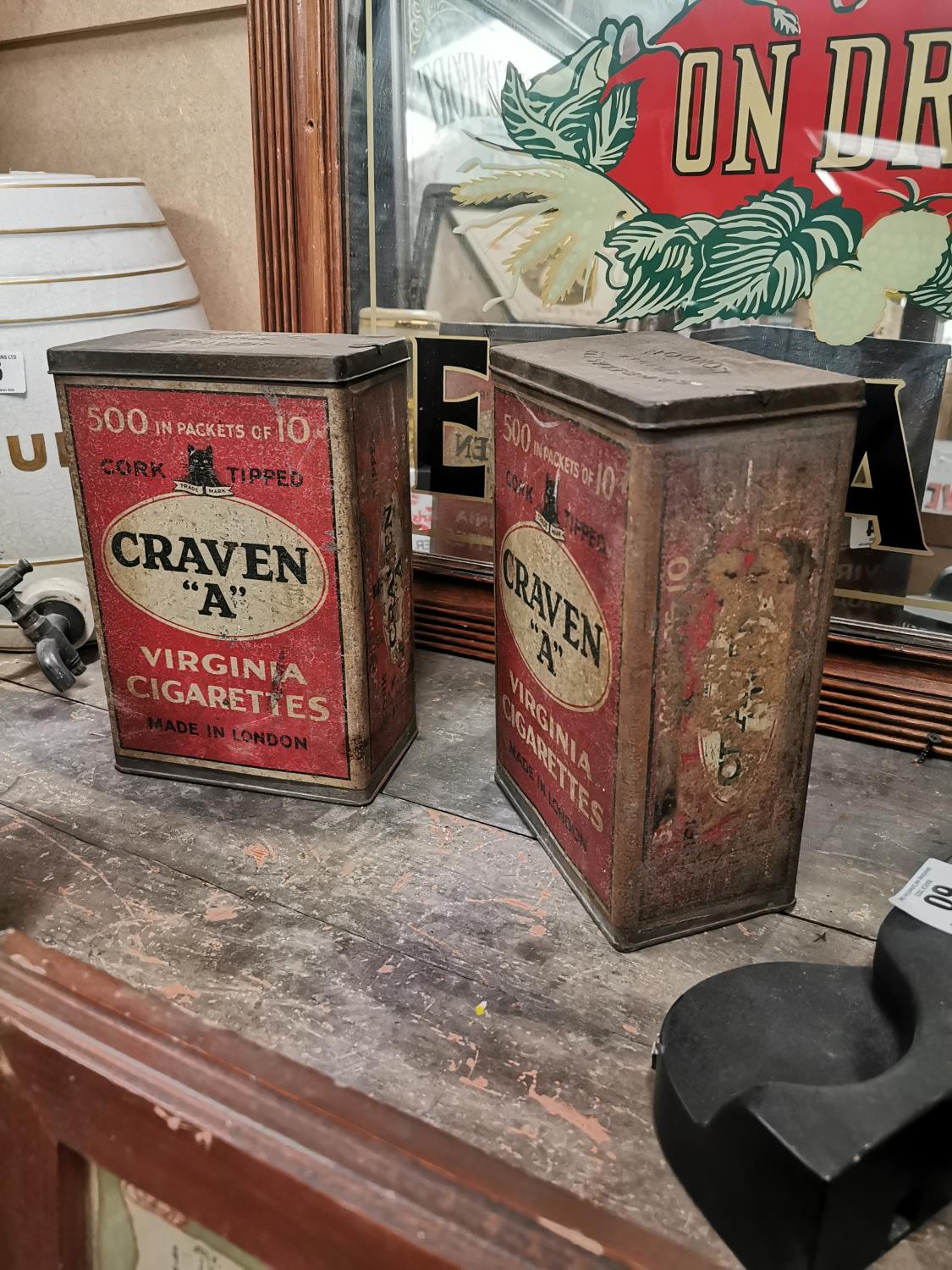 Two Craven A cigarette advertising tins. - Bild 3 aus 3