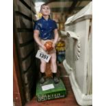 Player's No 6 advertising figure in the form of a GAA player.