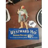 Westward Ho! Smoking Mixture advertising showcard