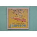 Most People Prefer Jameson framed advertising print.