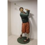 Model of Golf Player