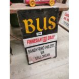 Dublin Bus tinplate advertising sign