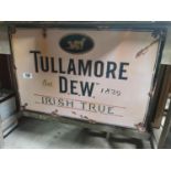 Tullamore Dew tin plate advertisement.