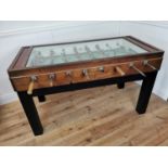 Rare 1930's pub football table game.