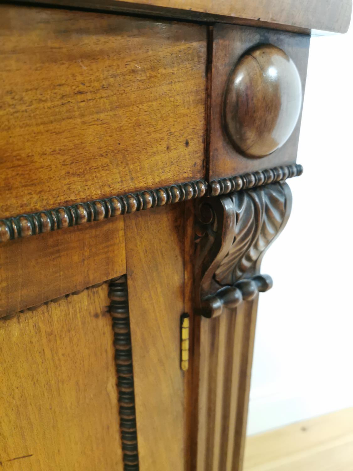 William IV mahogany side cabinet t - Image 2 of 6