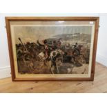 Early 20th C. coloured print - Battle of Balaclava.