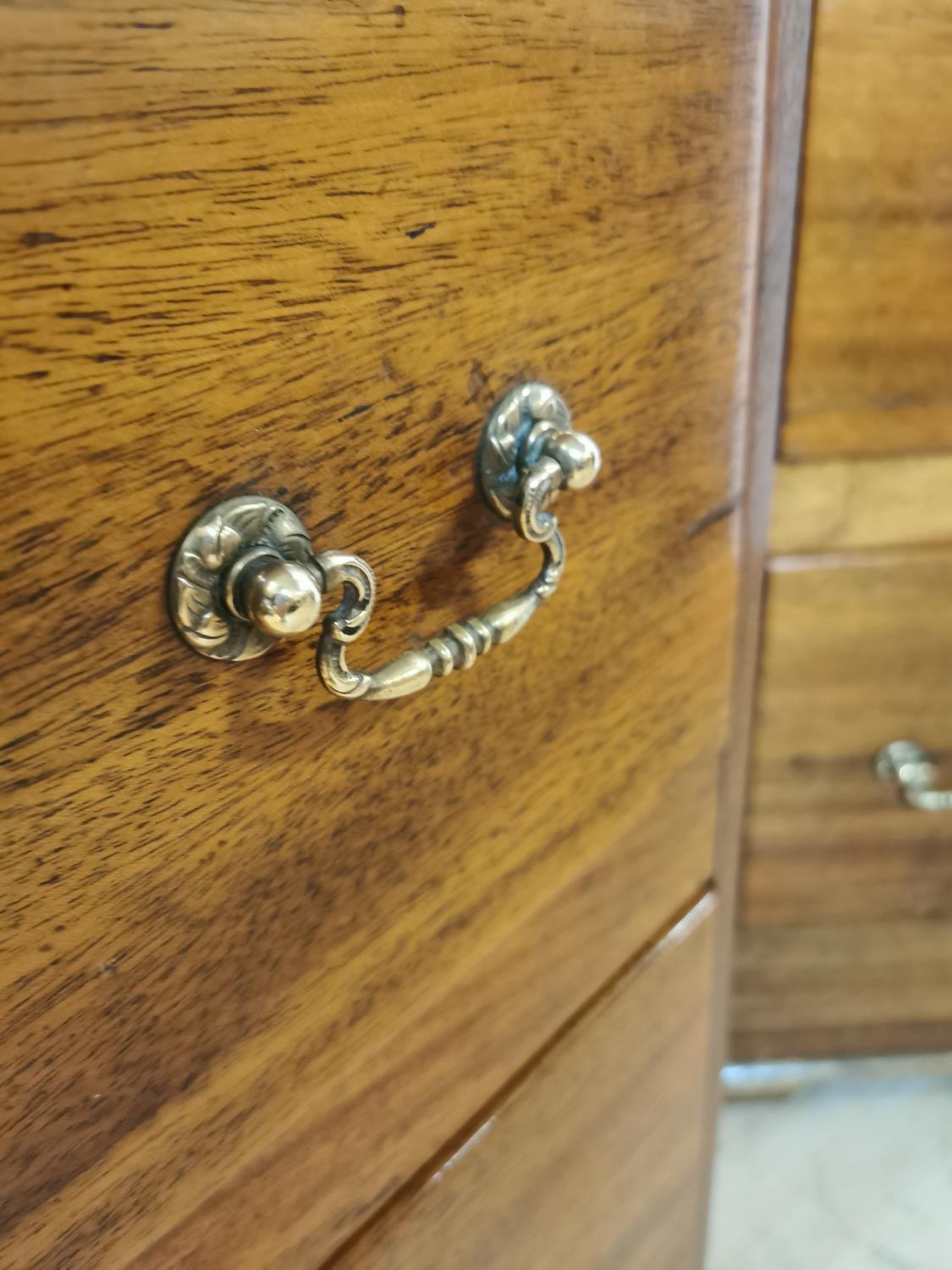 Pair of Art Deco mahogany bedside lockers - Image 4 of 5