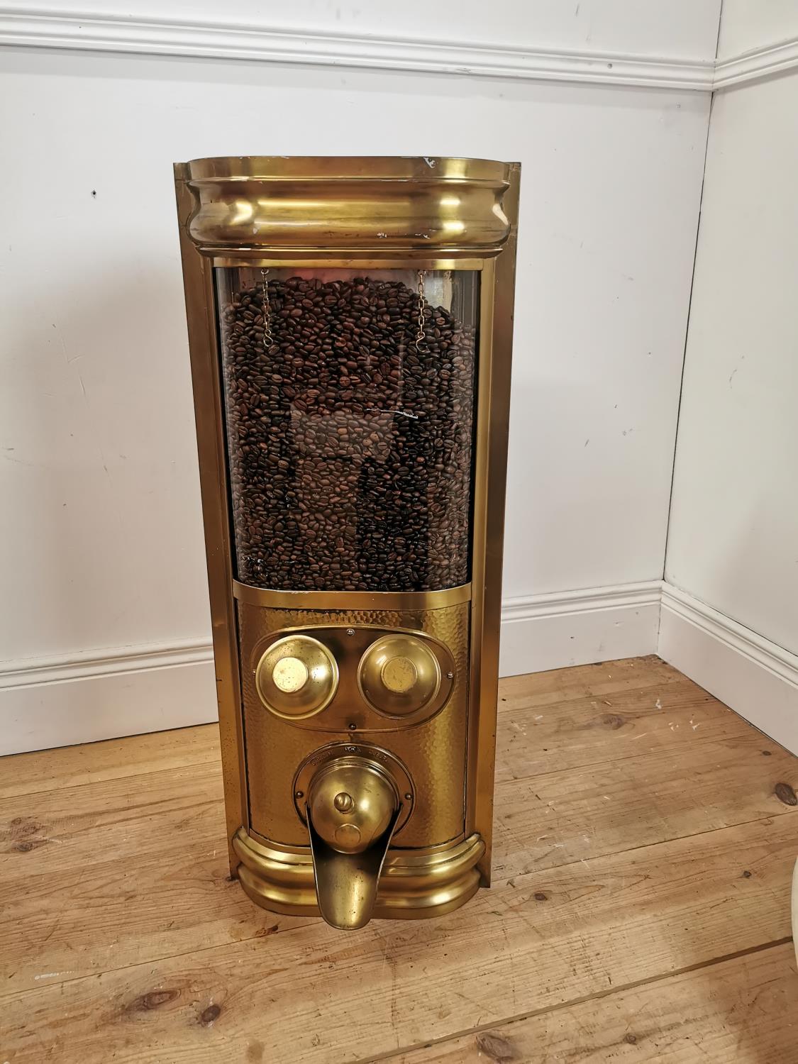 Rare 1940's Otto Kind brass coffee dispenser