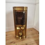 Rare 1940's Otto Kind brass coffee dispenser