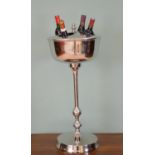 Silver plate wine cooler